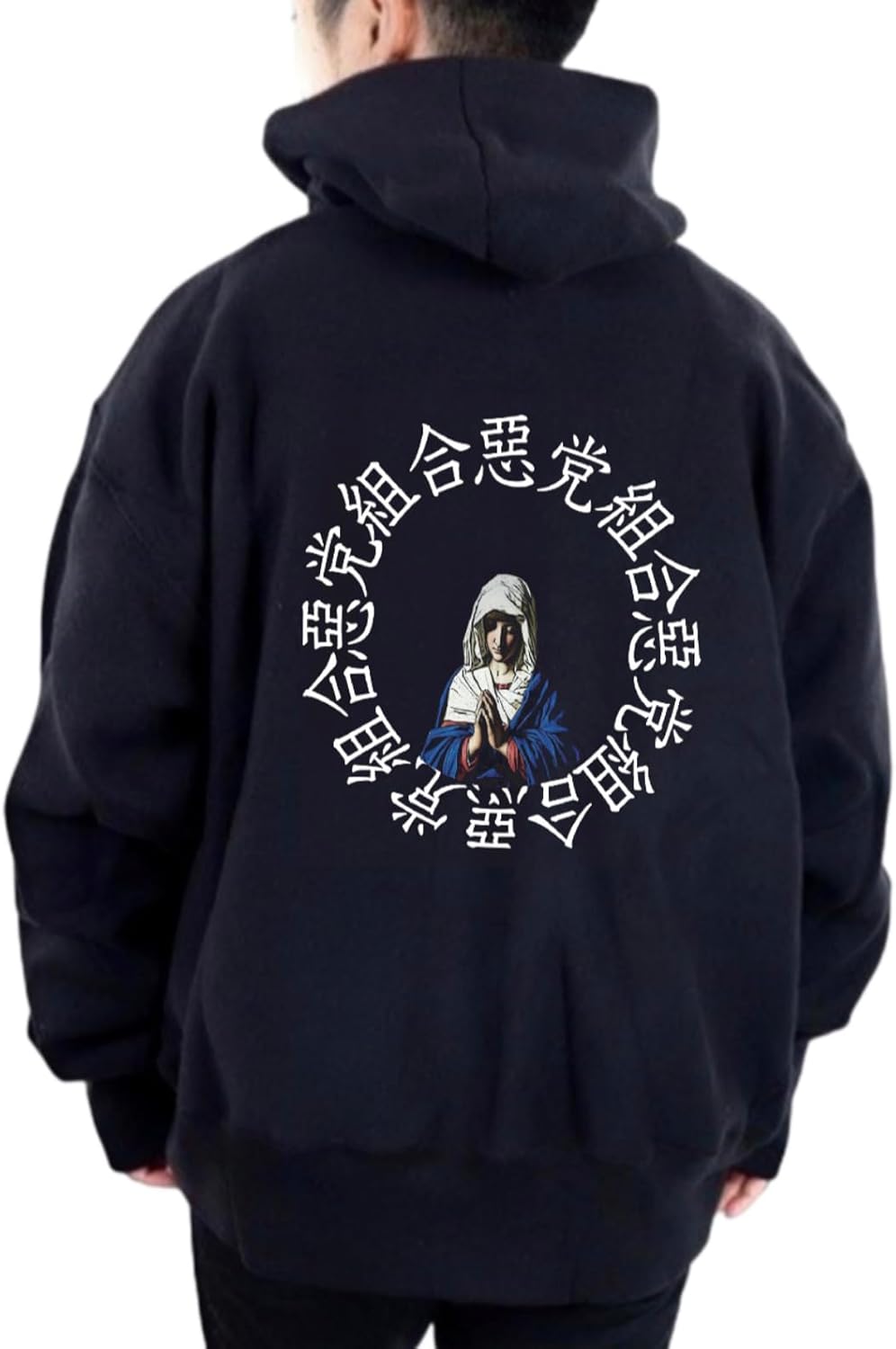 惡 党 組 合 Pull hoodie Stylish Cool Cute Streetstyle Brushedback Made in Japan Import Street Chinese characters