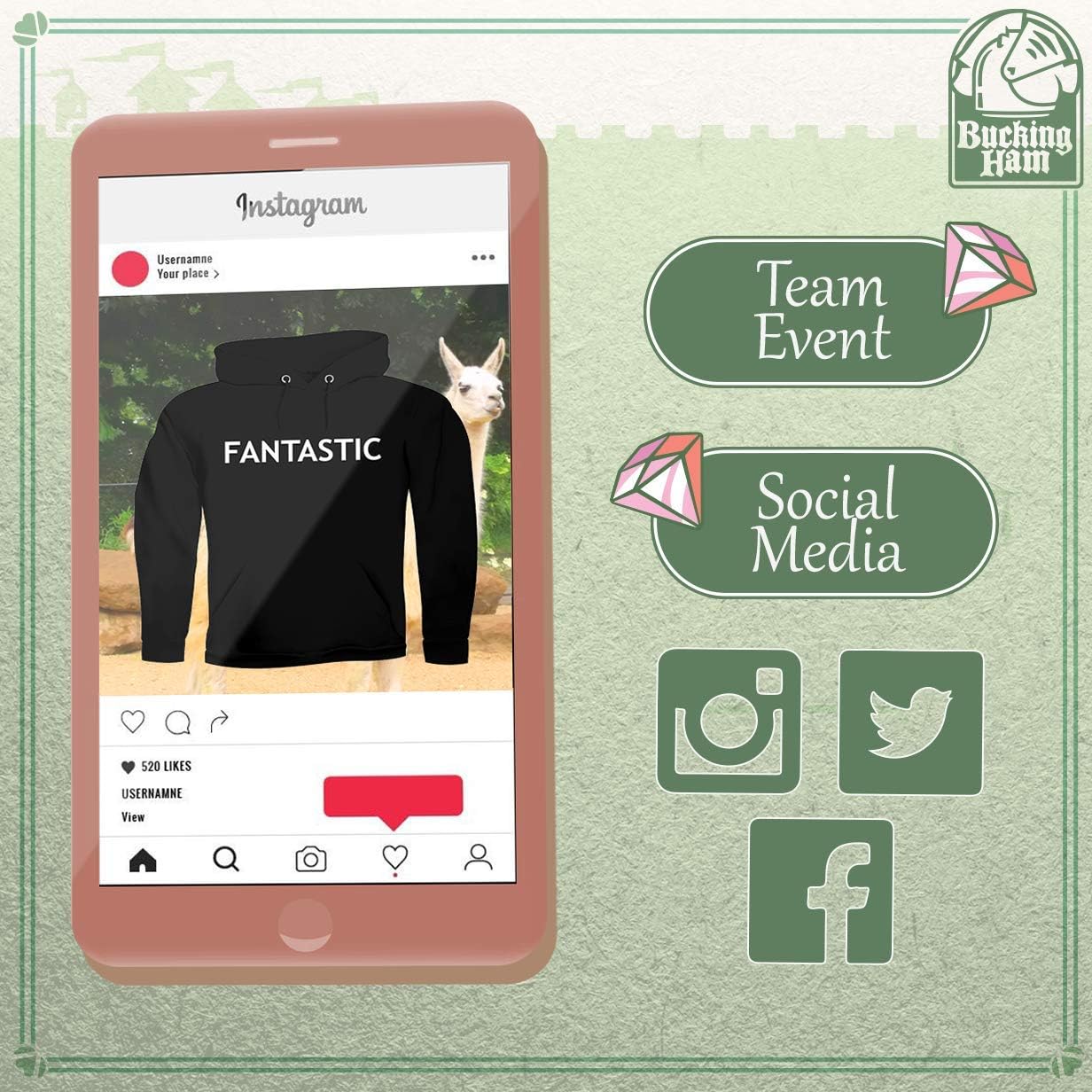 Bucking Ham Depression Is A Flaw In Chemistry Not Character - Men's Ultra Soft Hoodie Sweatshirt - Image 4