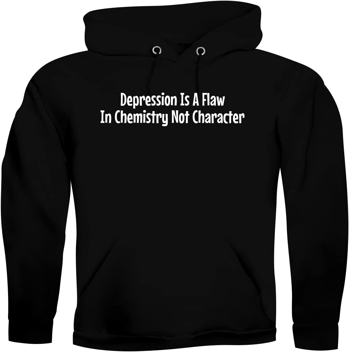 Bucking Ham Depression Is A Flaw In Chemistry Not Character - Men's Ultra Soft Hoodie Sweatshirt
