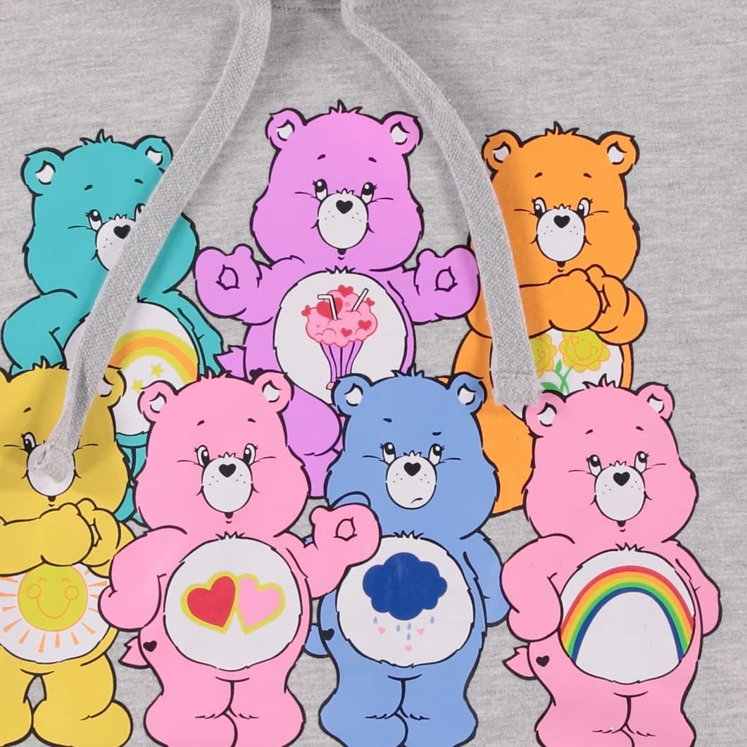 Care Bears Ladies Hoodie Sweatshirt - Ladies Classic Clothing - Cheer Friend Funshine Good Luck Hoodie Sweatshirt - Image 5