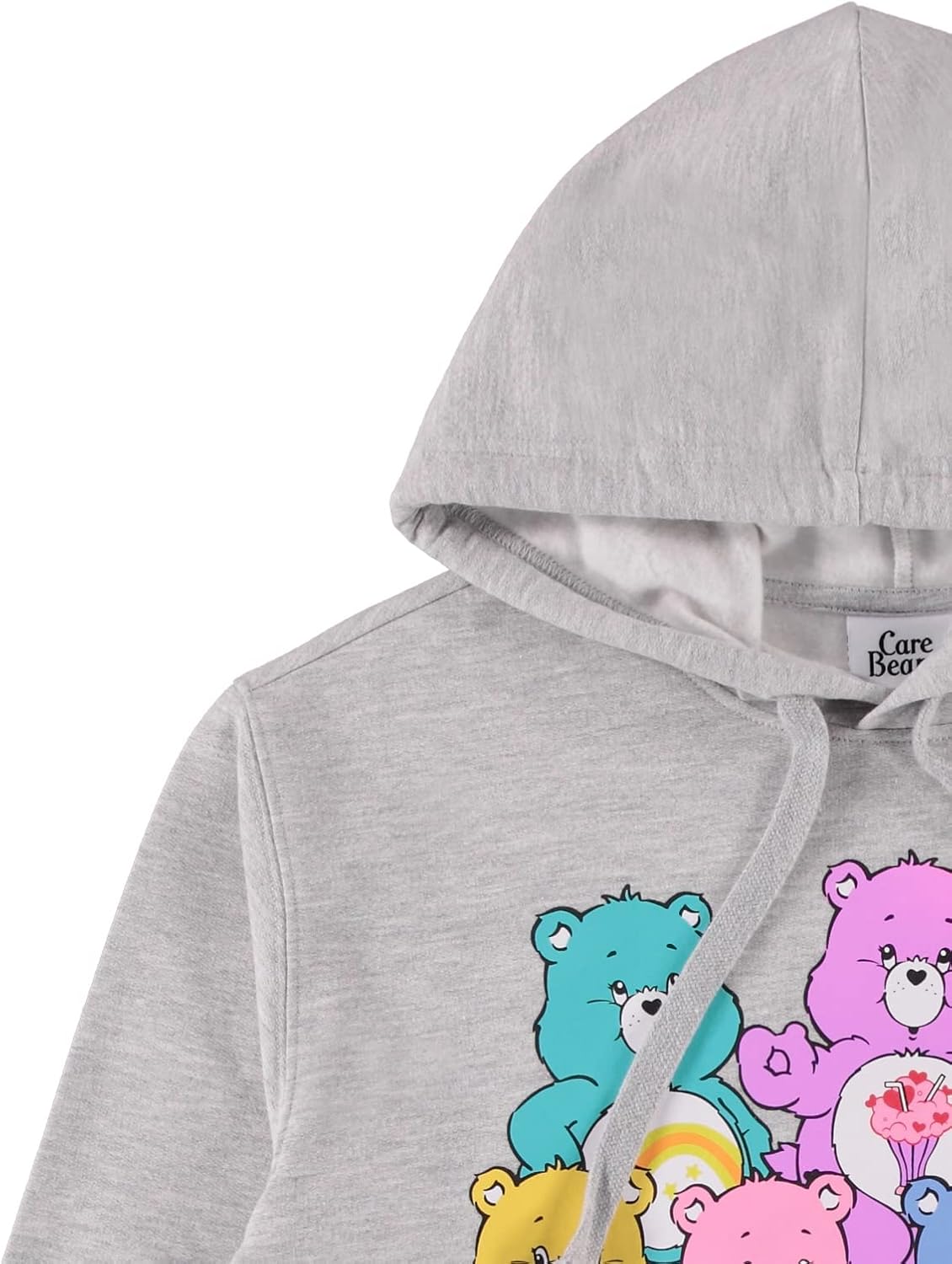Care Bears Ladies Hoodie Sweatshirt - Ladies Classic Clothing - Cheer Friend Funshine Good Luck Hoodie Sweatshirt - Image 3