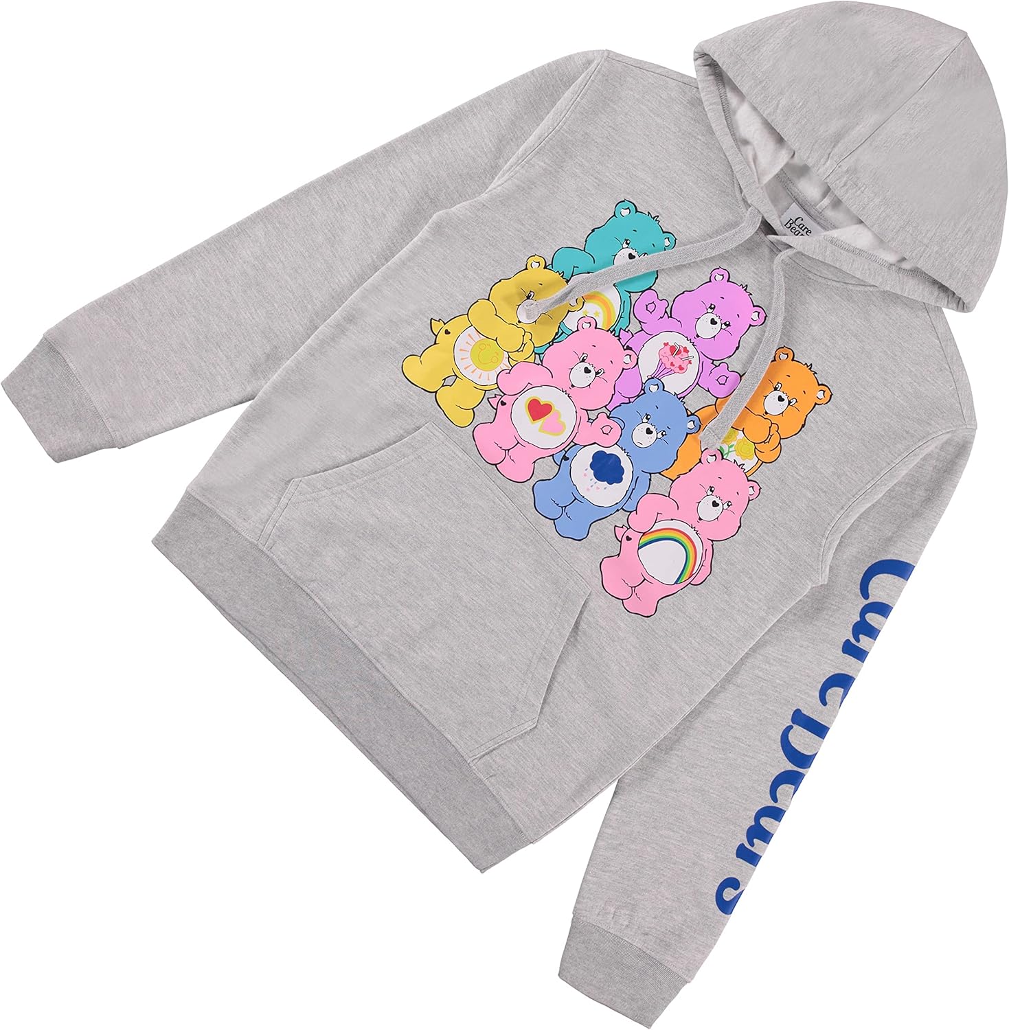 Care Bears Ladies Hoodie Sweatshirt - Ladies Classic Clothing - Cheer Friend Funshine Good Luck Hoodie Sweatshirt - Image 6