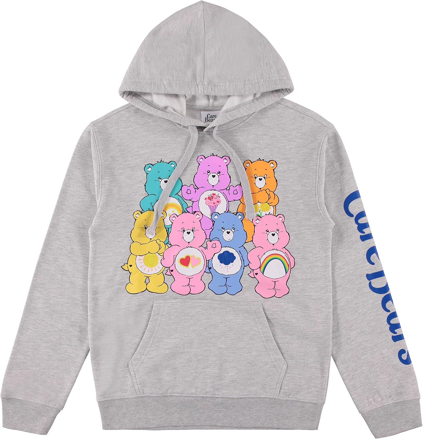 Care Bears Ladies Hoodie Sweatshirt - Ladies Classic Clothing - Cheer Friend Funshine Good Luck Hoodie Sweatshirt