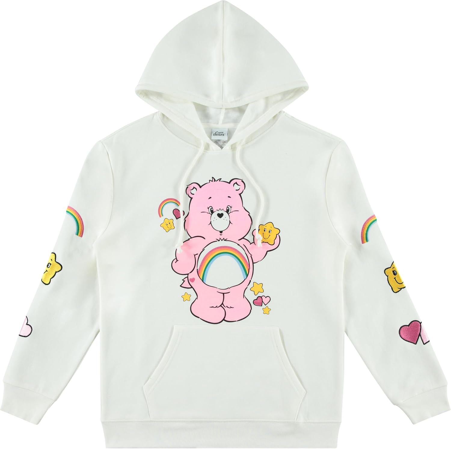 Care Bears Ladies Hoodie Sweatshirt - Ladies Classic Clothing - Cheer Friend Funshine Good Luck Hoodie Sweatshirt - Image 9