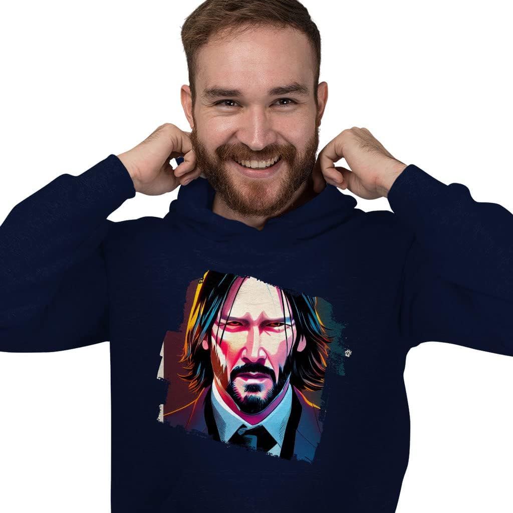 Cartoon Character Hooded Sweatshirt - Comic Book Hoodie - Comic Art Hoodie - Image 2