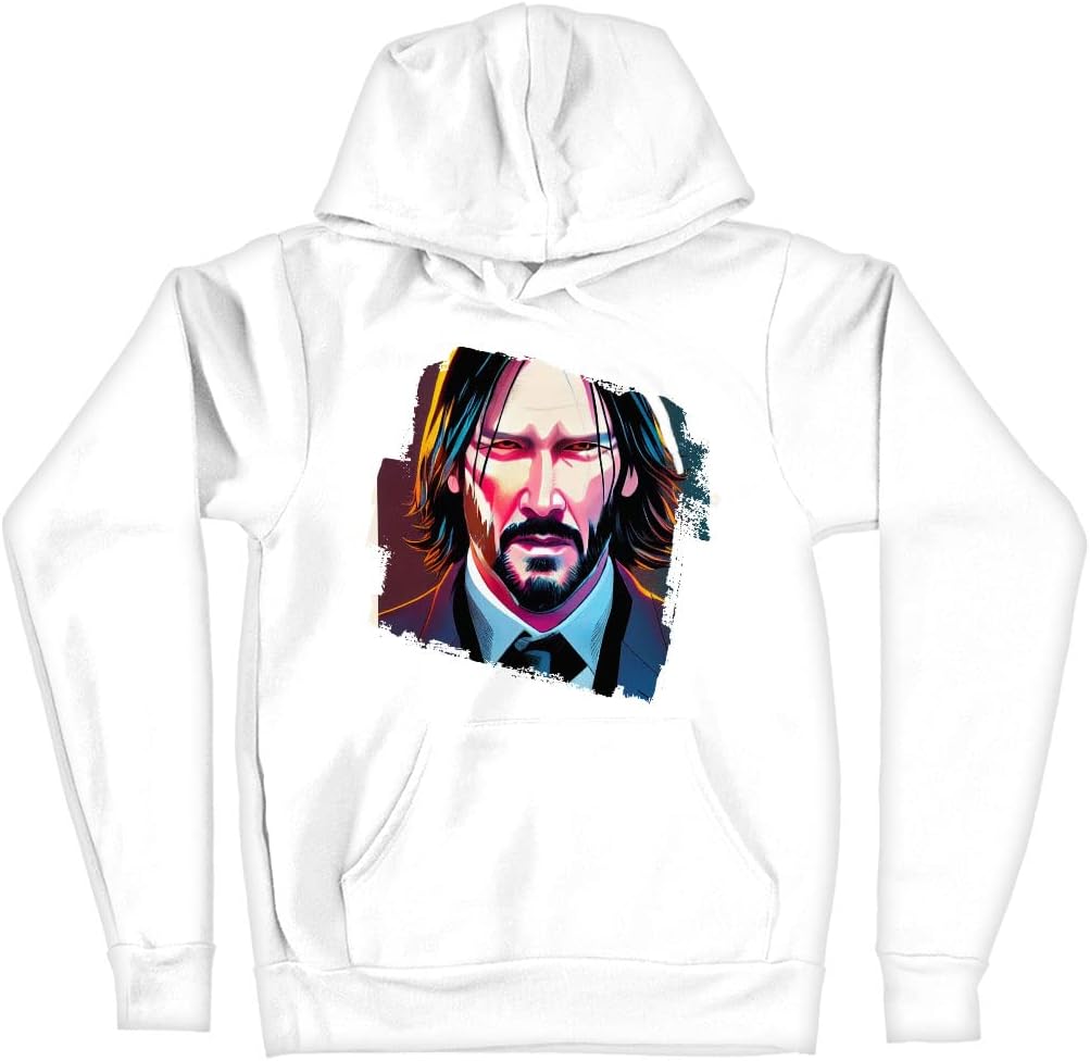 Cartoon Character Hooded Sweatshirt - Comic Book Hoodie - Comic Art Hoodie - Image 5