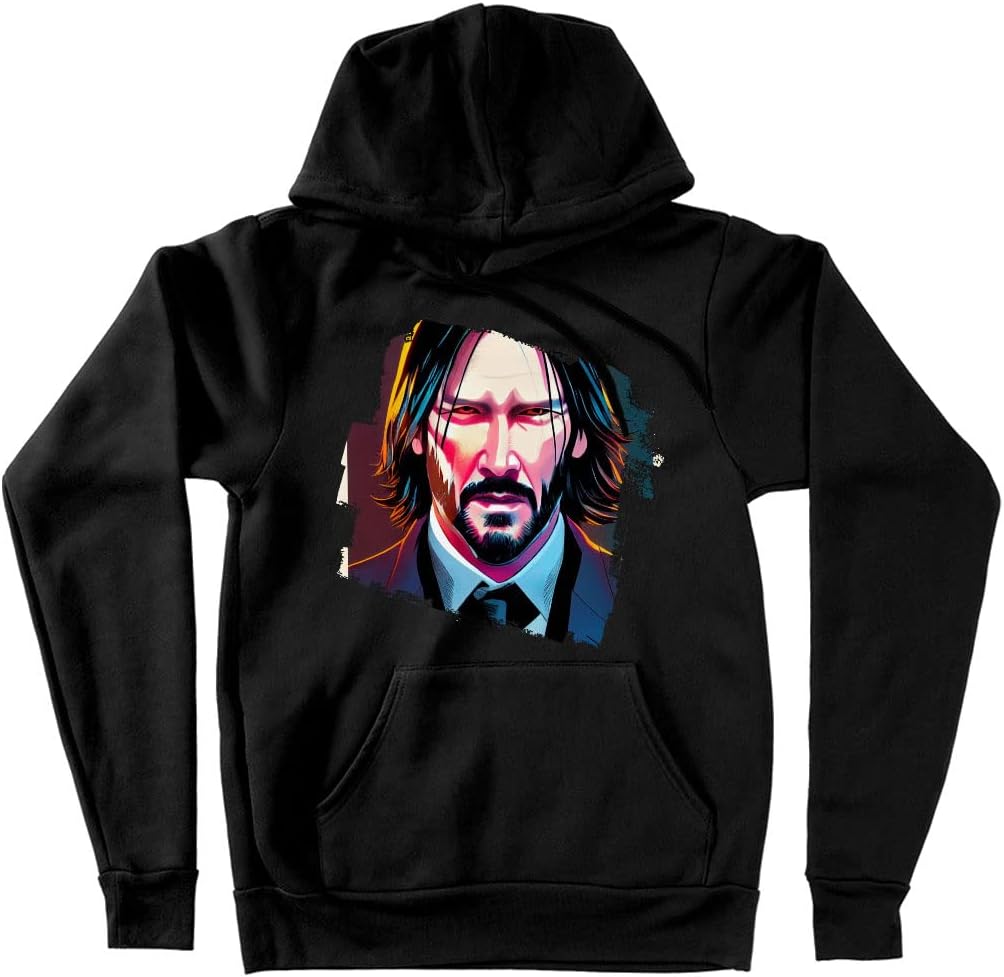 Cartoon Character Hooded Sweatshirt - Comic Book Hoodie - Comic Art Hoodie - Image 6