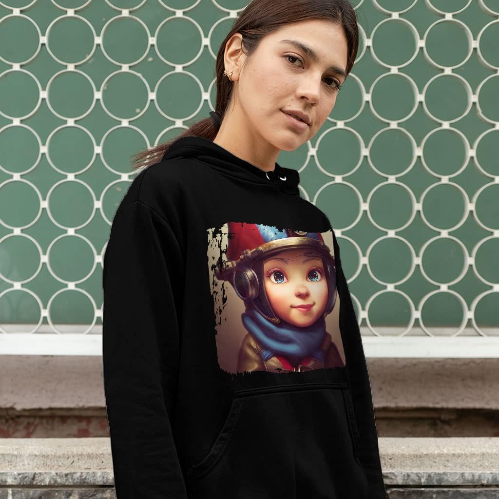 Cartoon Character Hooded Sweatshirt - Fantasy Hoodie - Gnome Hoodie - Image 4