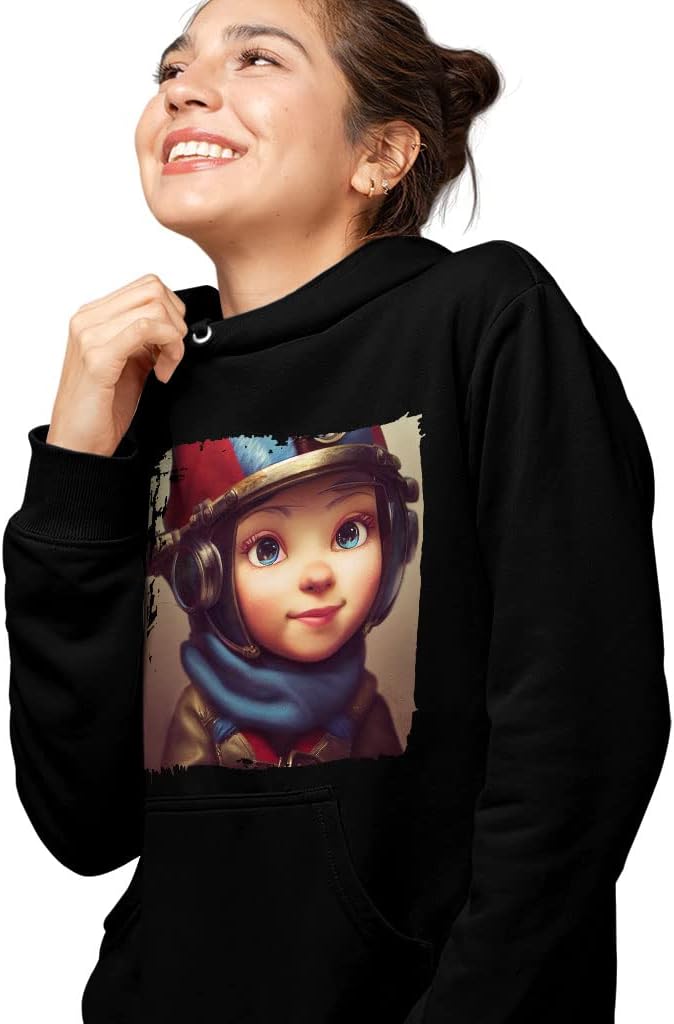 Cartoon Character Hooded Sweatshirt - Fantasy Hoodie - Gnome Hoodie - Image 3