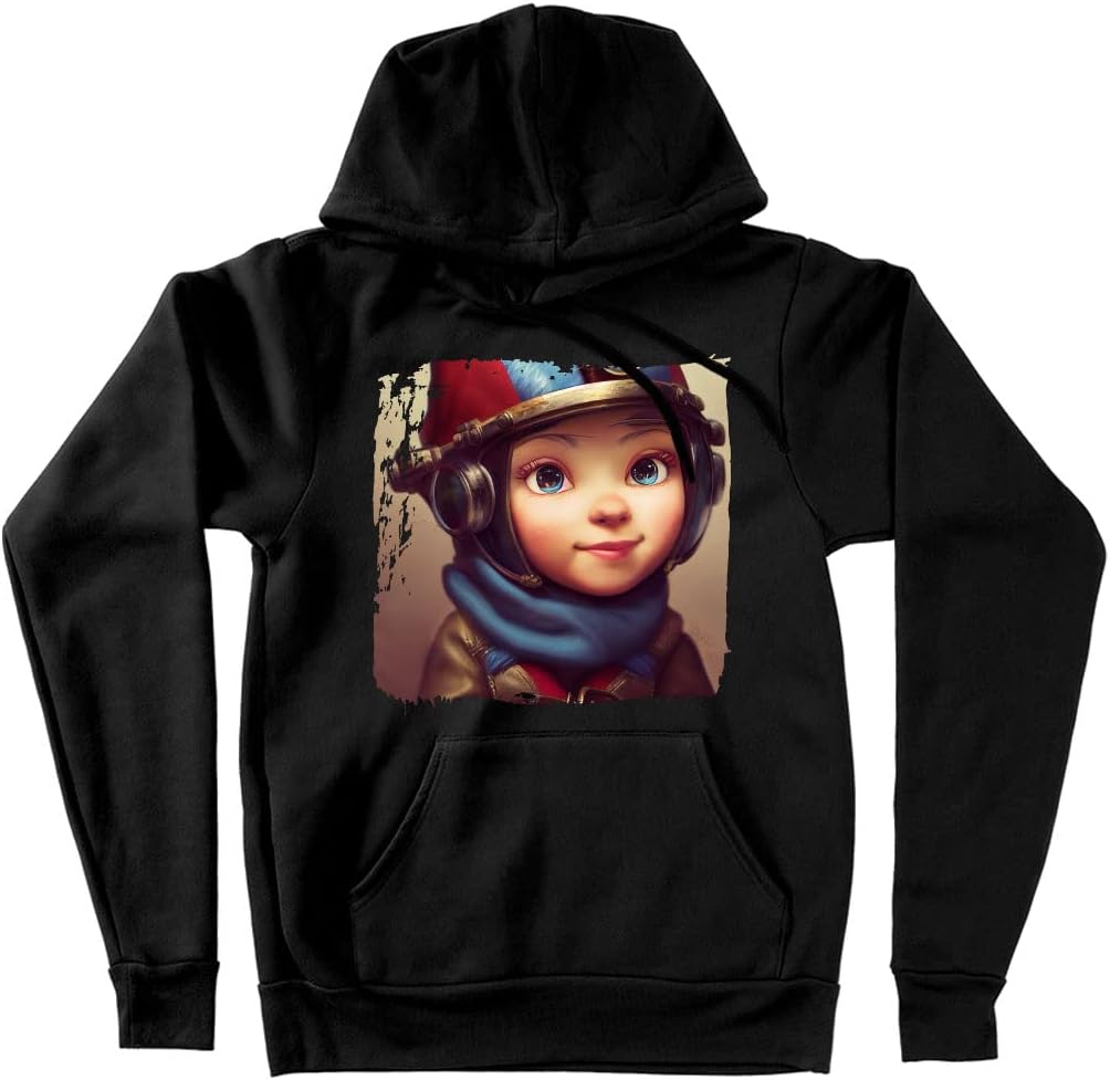 Cartoon Character Hooded Sweatshirt - Fantasy Hoodie - Gnome Hoodie