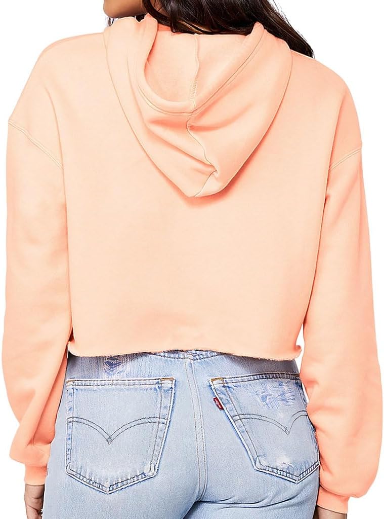 Cartoon Girl Women's Cropped Hoodie - Cute Cropped Hoodie - Character Hooded Sweatshirt - Image 3