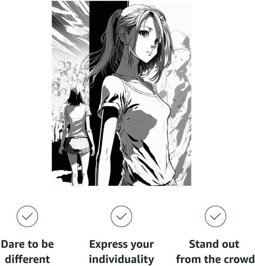 Cartoon Girl Women's Cropped Hoodie - Cute Cropped Hoodie - Character Hooded Sweatshirt - Image 6