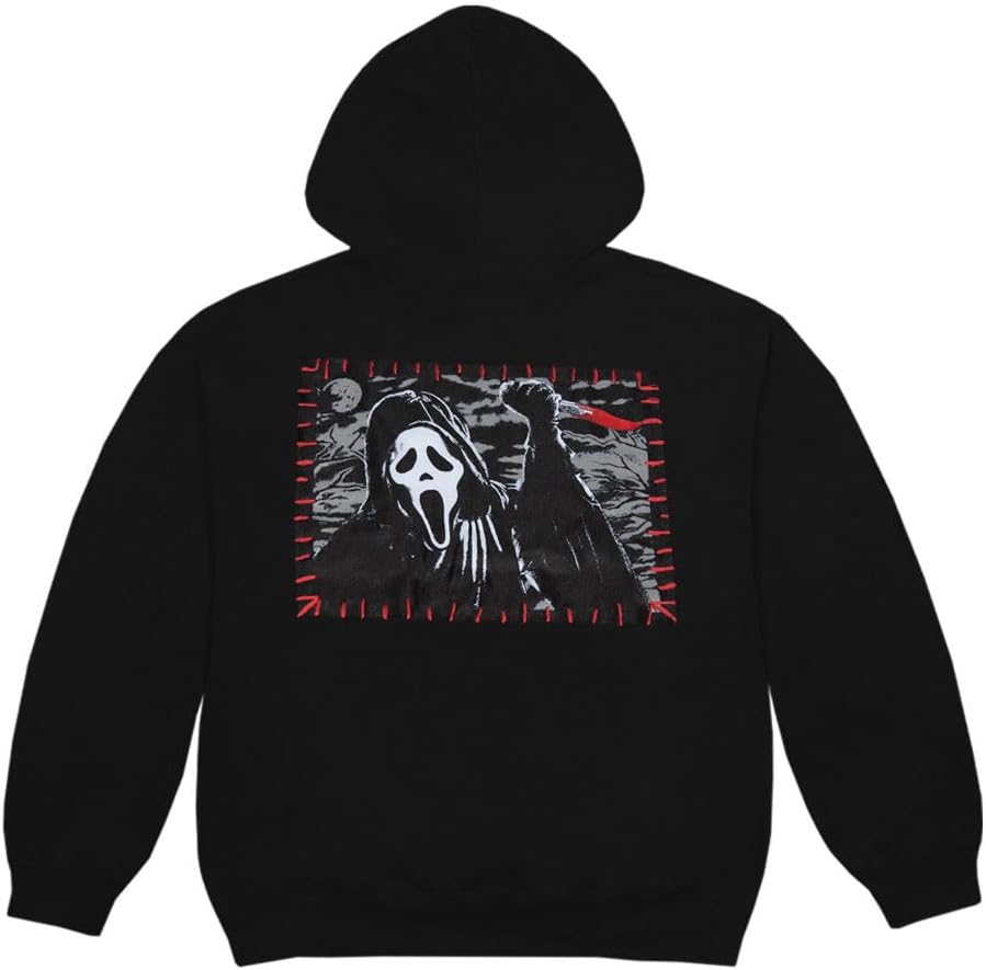 Changes Scream Ghostface 3 Patch Hoodie, Black - Image 4