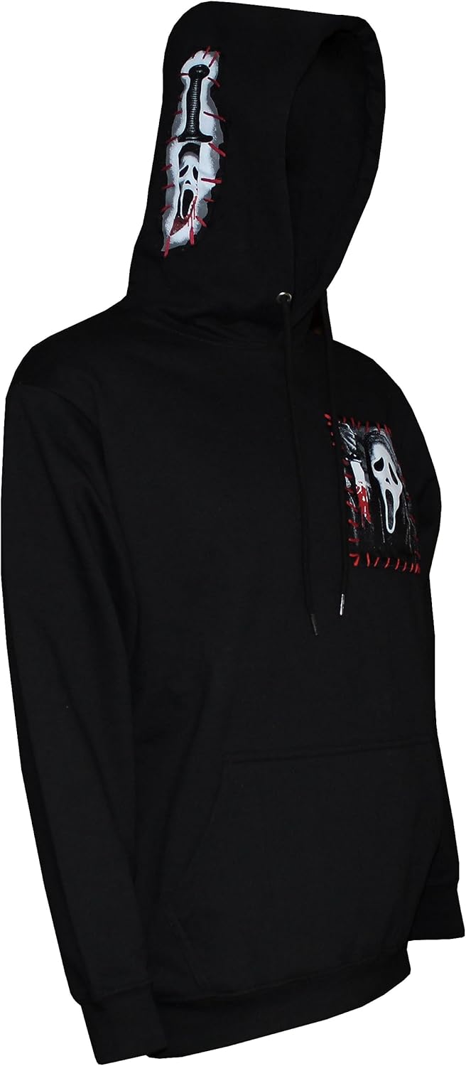 Changes Scream Ghostface 3 Patch Hoodie, Black