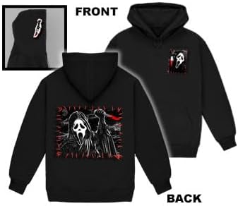Changes Scream Ghostface 3 Patch Hoodie, Black - Image 7