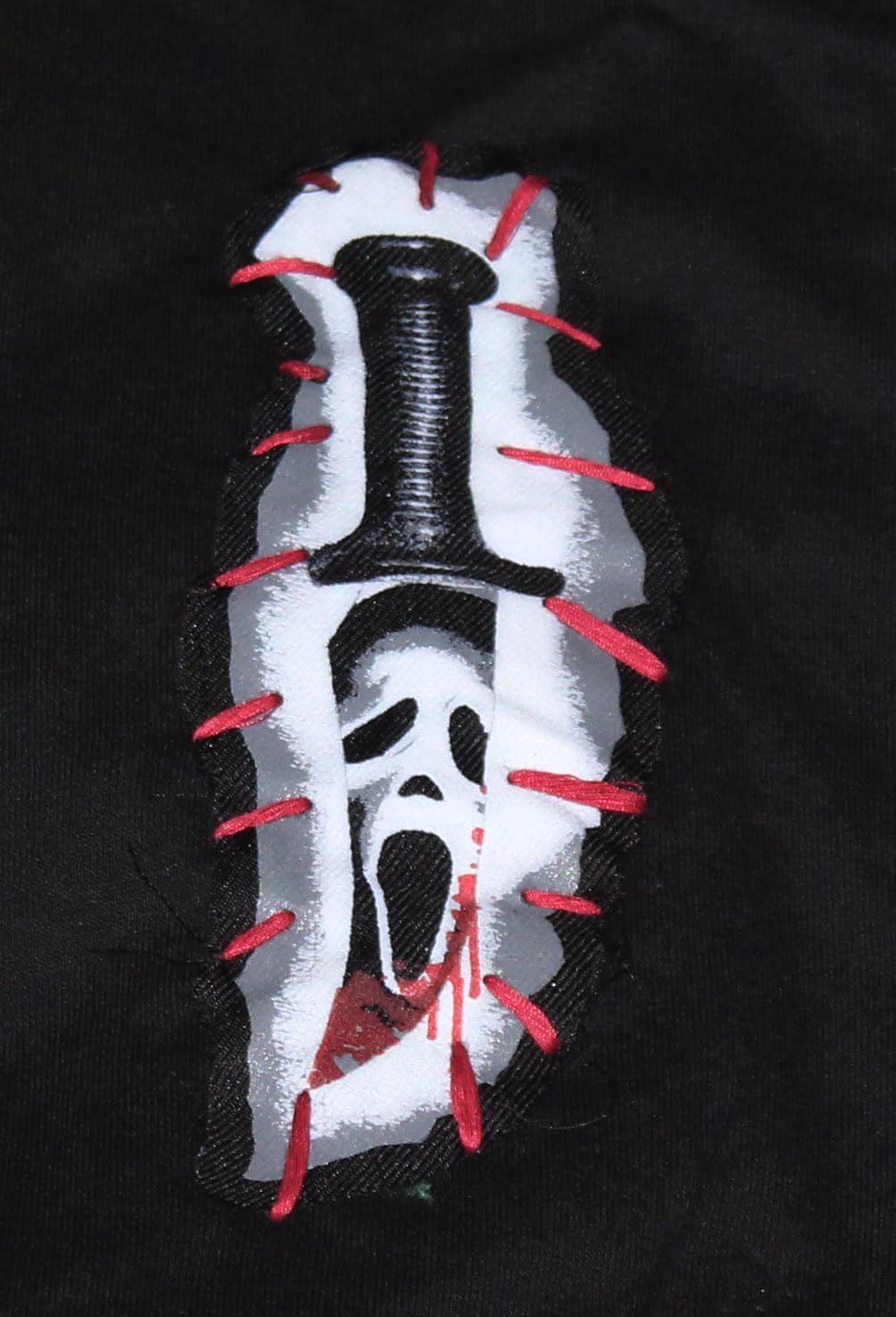 Changes Scream Ghostface 3 Patch Hoodie, Black - Image 6