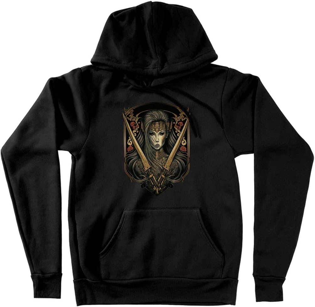 Character Hooded Sweatshirt - Fantasy Woman Hoodie - Art Hoodie