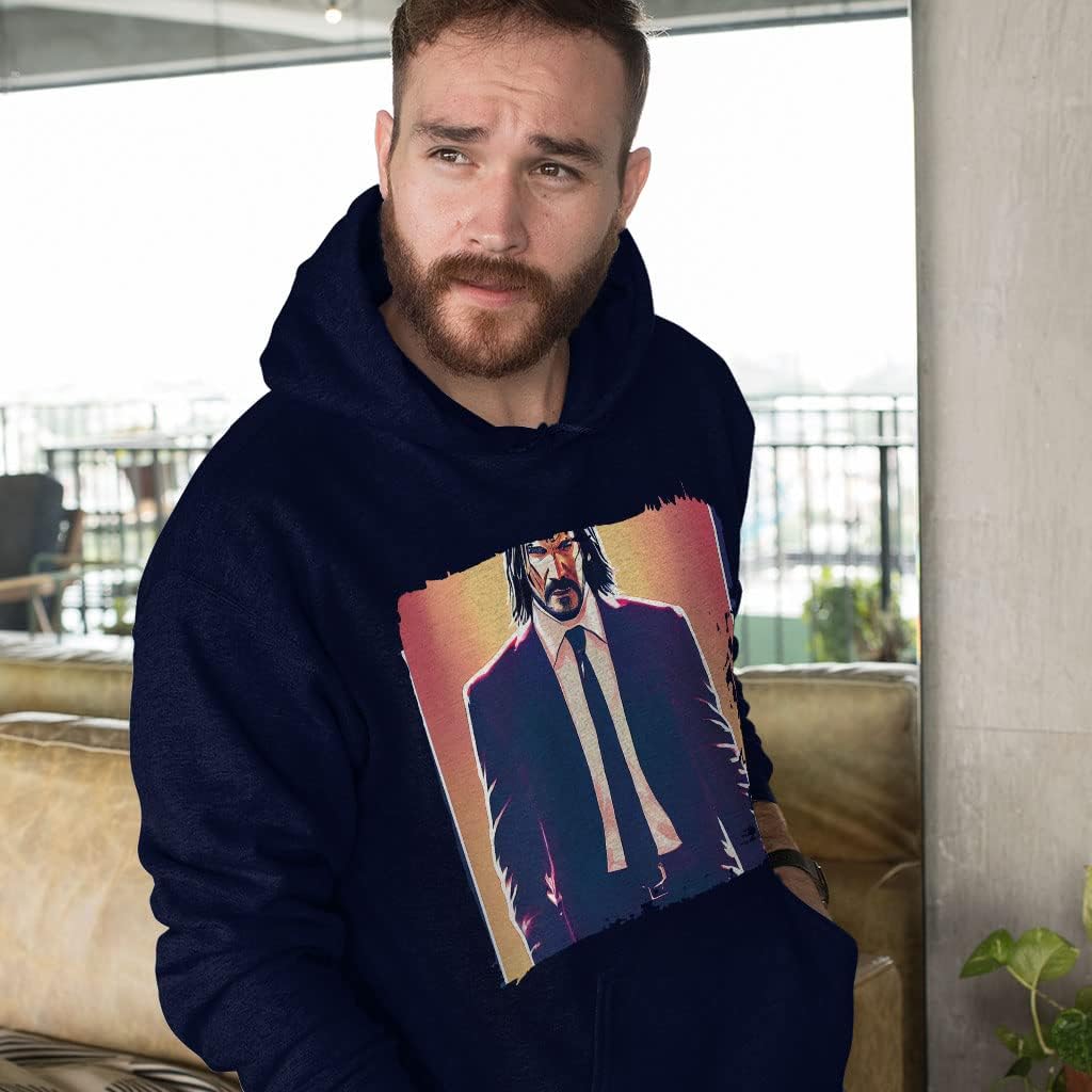 Comic Book Character Hooded Sweatshirt - Bright Hoodie - Graphic Hoodie - Image 3