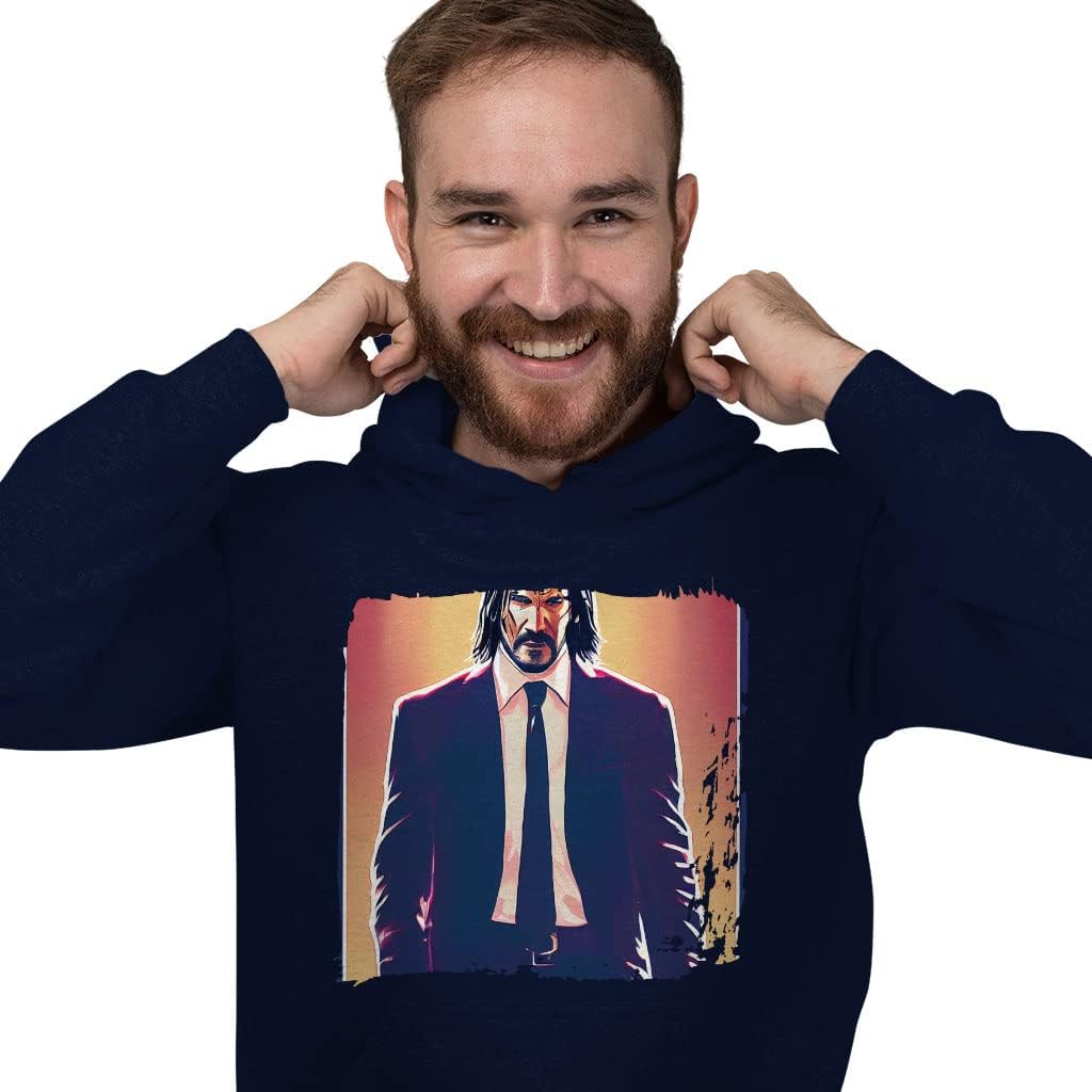 Comic Book Character Hooded Sweatshirt - Bright Hoodie - Graphic Hoodie - Image 2