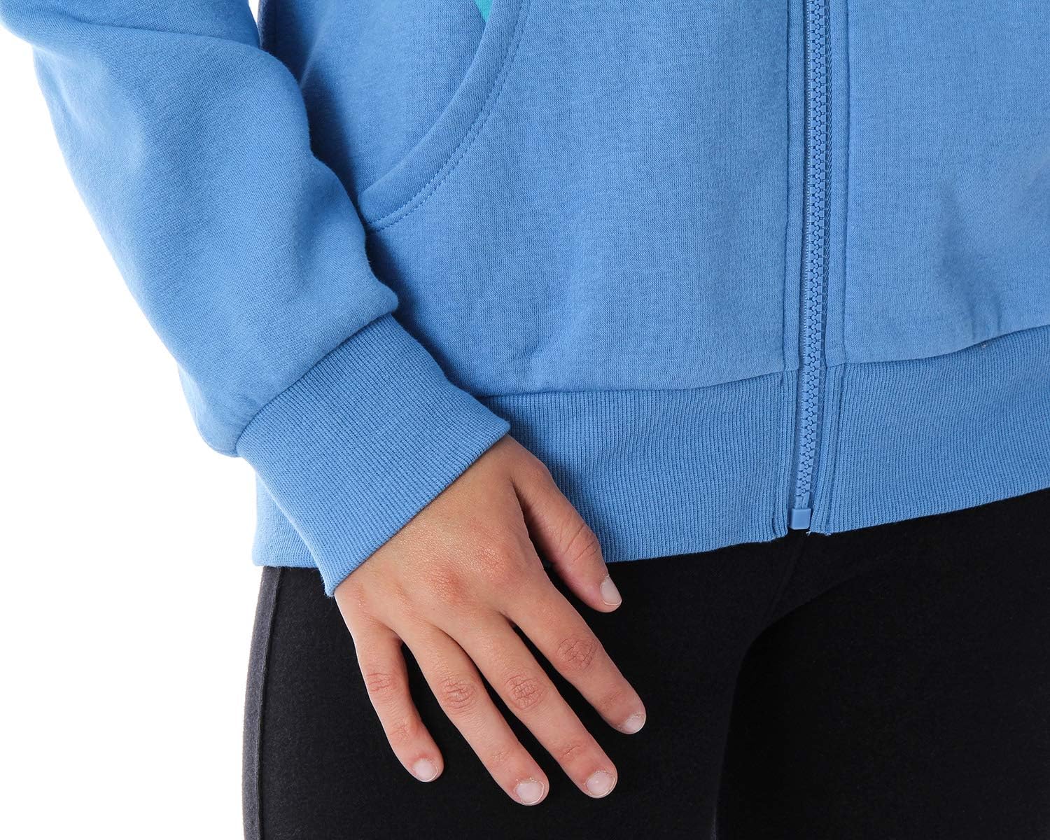 Disney Women's Lilo and Stitch I Am Stitch Costume Sweatshirt Zip Hoodie w\/Embroidered Face and Stand-Up Ears - Image 6