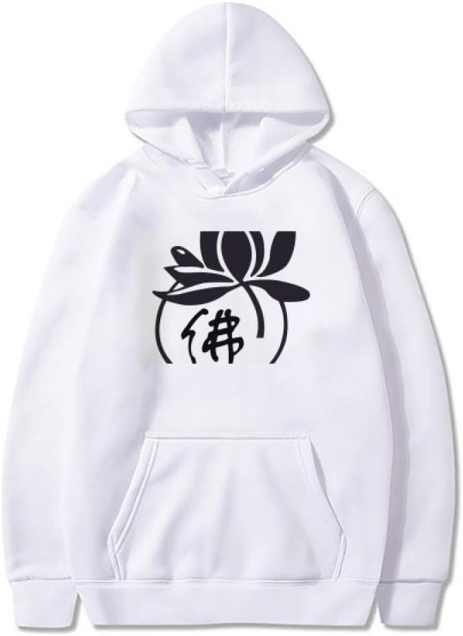 DIYthinker Culture Religion Lotus Character Figure Sweatshirt Pullover Fleece Hoodie Sweater Sport
