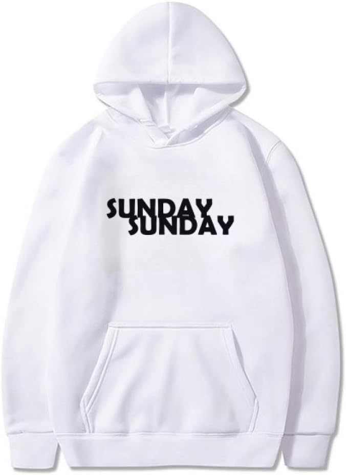 DIYthinker Stylish Characters Sunday Sweatshirt Pullover Fleece Hoodie Sweater Sport