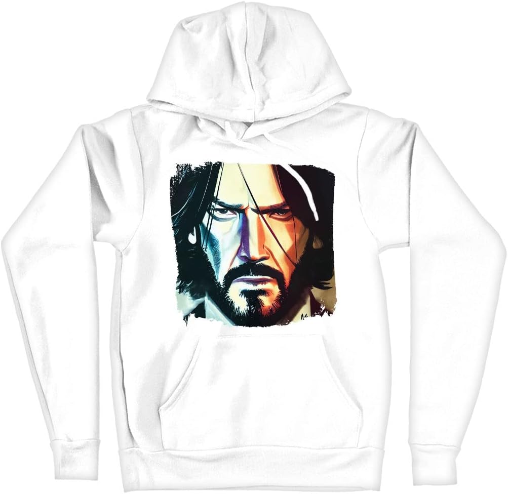 Famous Character Hooded Sweatshirt - Cool Guy Hoodie - Graphic Hoodie - Image 6