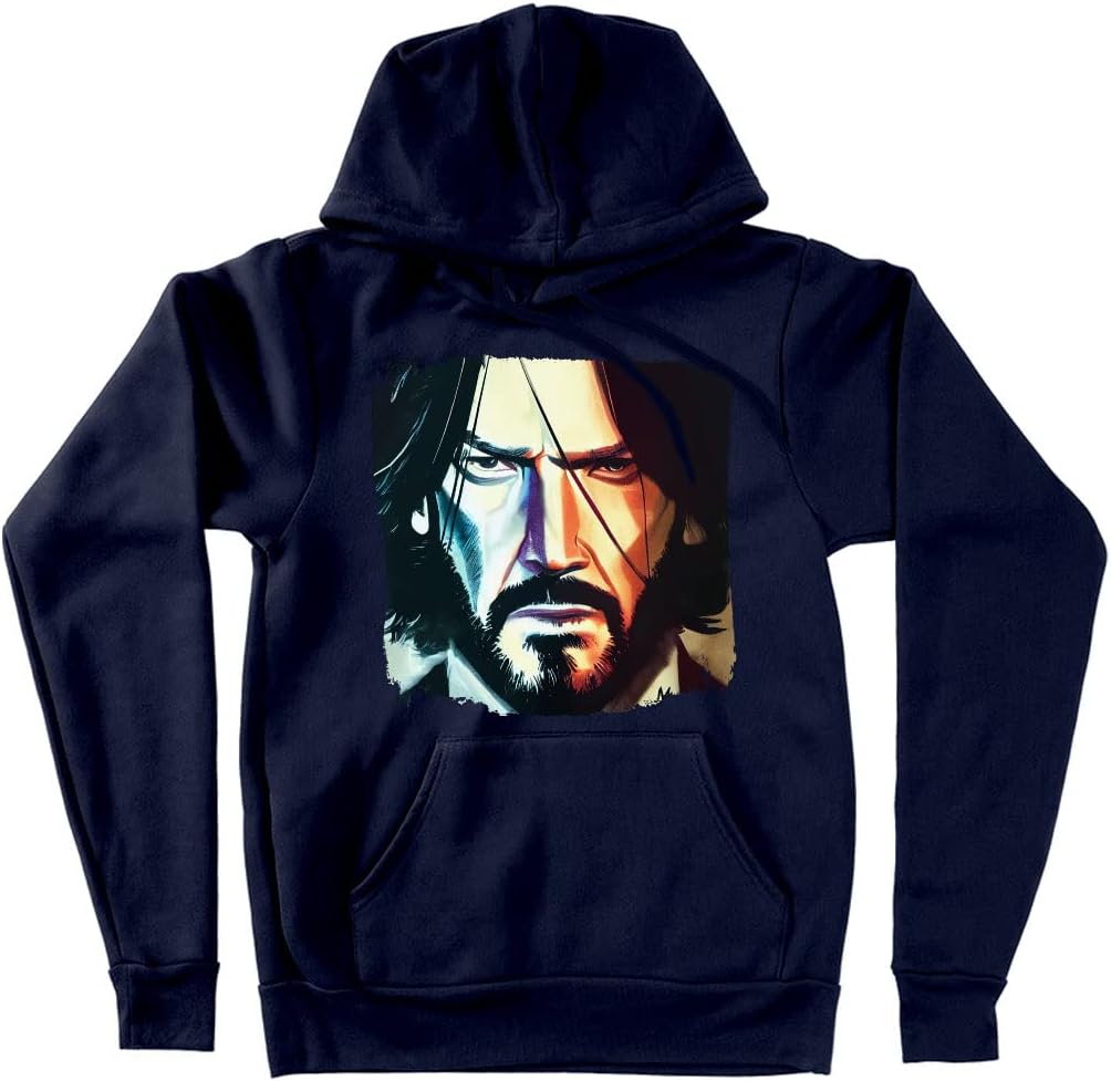 Famous Character Hooded Sweatshirt - Cool Guy Hoodie - Graphic Hoodie