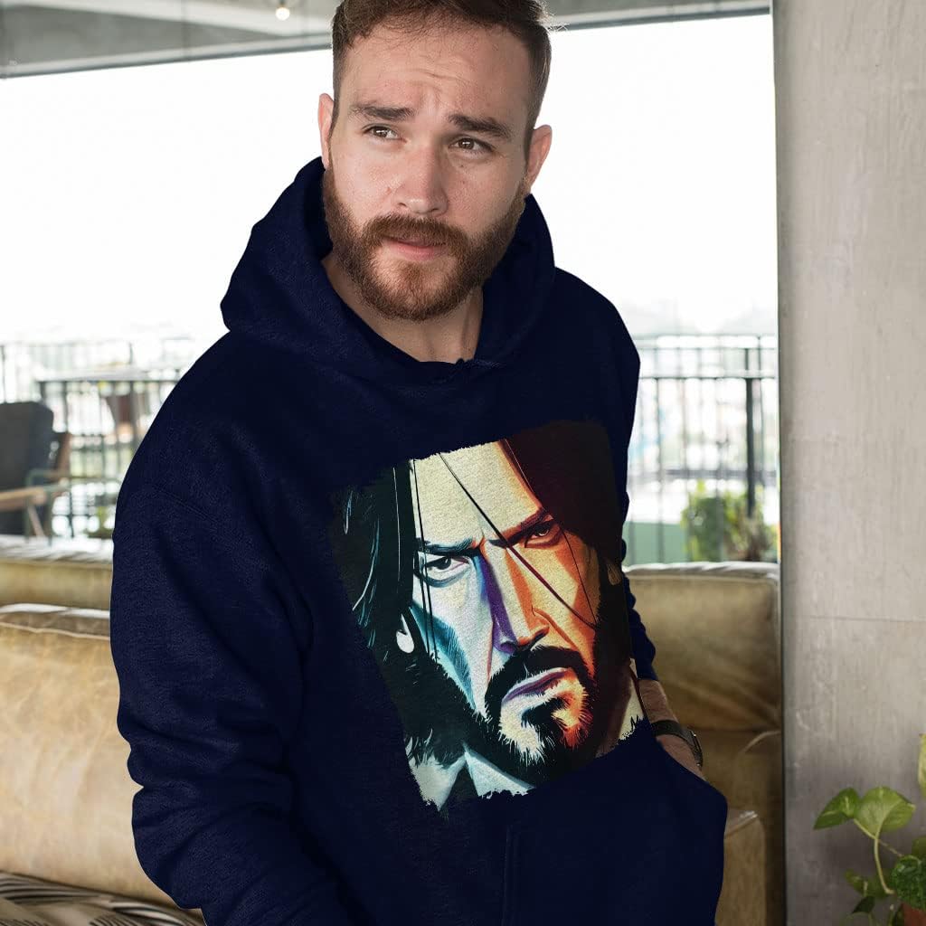 Famous Character Hooded Sweatshirt - Cool Guy Hoodie - Graphic Hoodie - Image 3