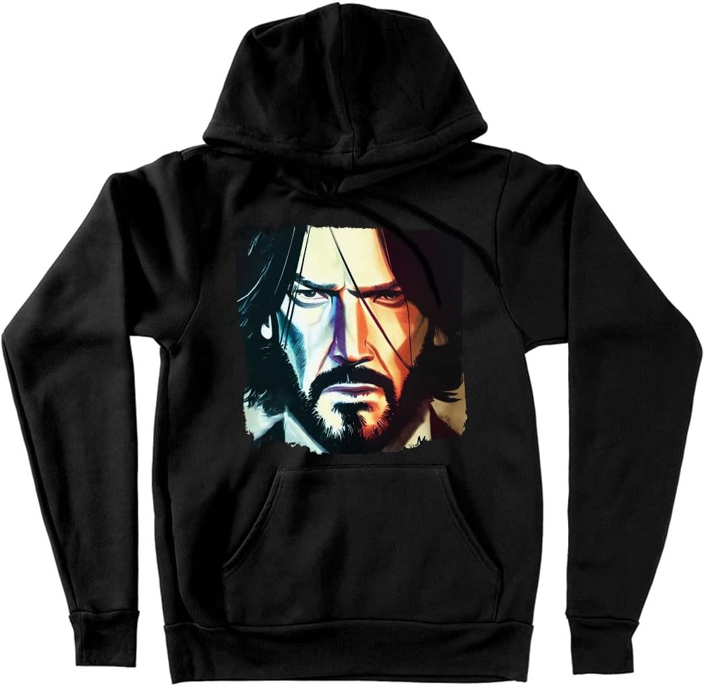 Famous Character Hooded Sweatshirt - Cool Guy Hoodie - Graphic Hoodie - Image 5