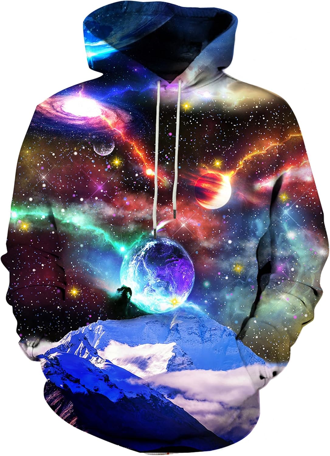 Hgvoetty Unisex 3D Print Hoodies Graphic Space Pullover Hooded Sweatshirts for Men Women - Image 13