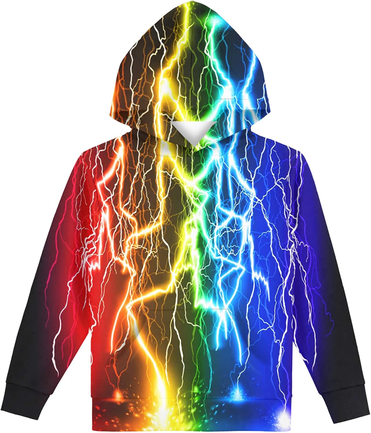 Hgvoetty Unisex Boys Girls Hoodies 3D Printed Hooded Sweatshirts for Kids Pullovers with Pockets 6-15 Years - Image 32