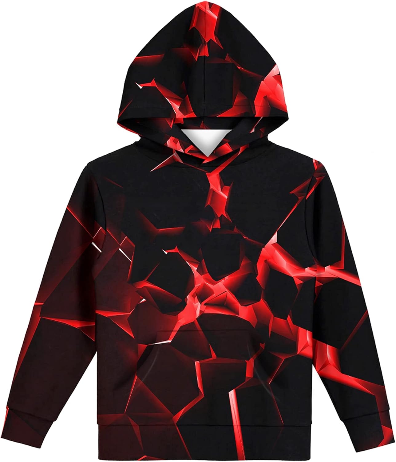 Hgvoetty Unisex Boys Girls Hoodies 3D Printed Hooded Sweatshirts for Kids Pullovers with Pockets 6-15 Years - Image 9