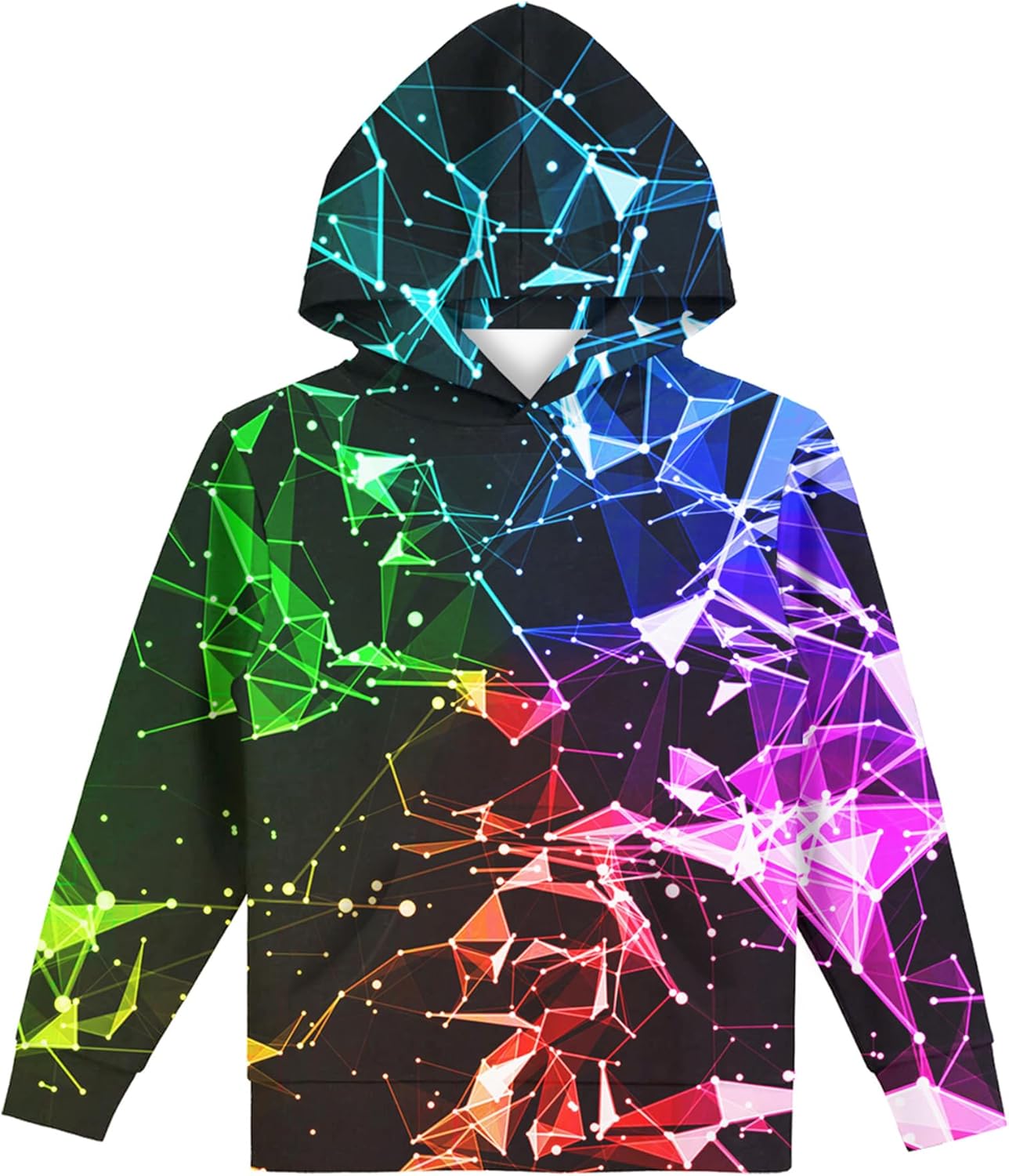 Hgvoetty Unisex Boys Girls Hoodies 3D Printed Hooded Sweatshirts for Kids Pullovers with Pockets 6-15 Years - Image 17