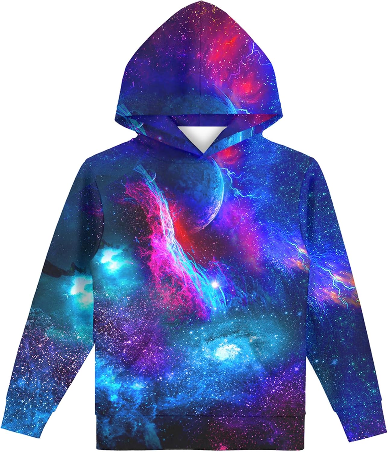 Hgvoetty Unisex Boys Girls Hoodies 3D Printed Hooded Sweatshirts for Kids Pullovers with Pockets 6-15 Years - Image 27