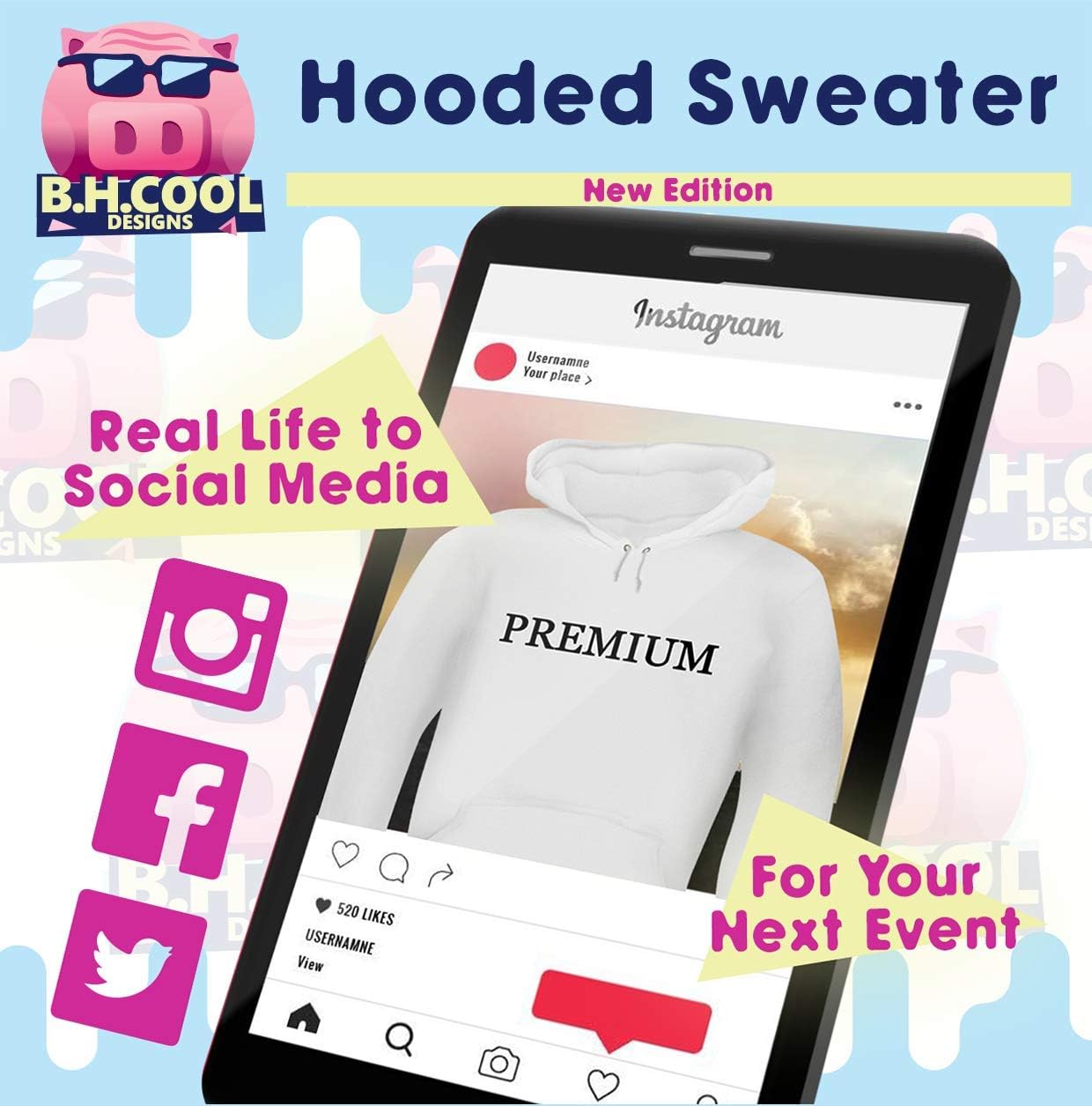 I Forgot to Set My Alarm, but I’m Living Proof That oversleeping Builds Character. - Men's Soft & Comfortable Pullover Hoodie CP05 Black - Image 4