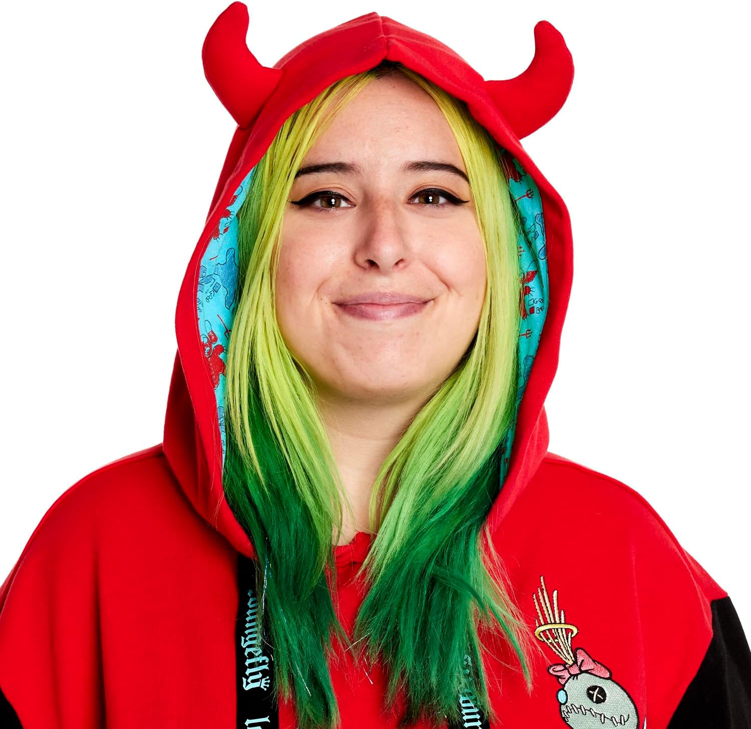 Loungefly Apparel Disney Stitch Devil Unisex Hoodie Unisex Pullover Hoodie -Disneybound Disney Cosplay - Image 5