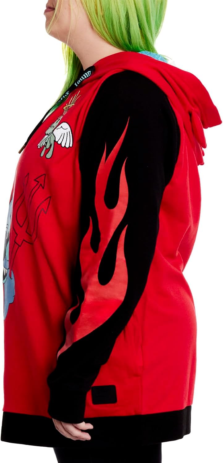 Loungefly Apparel Disney Stitch Devil Unisex Hoodie Unisex Pullover Hoodie -Disneybound Disney Cosplay - Image 3