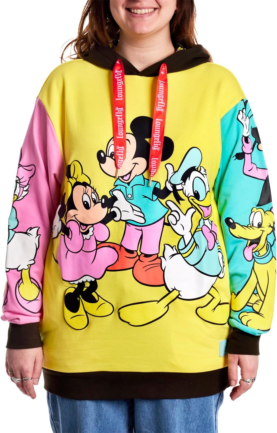 Loungefly DISNEY 100TH MICKEY AND FRIENDS UNISEX HOODIE 2X - Image 7