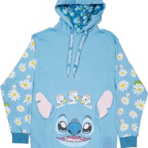 Loungefly Disney Lilo and Stitch Springtime Stitch Hoodie