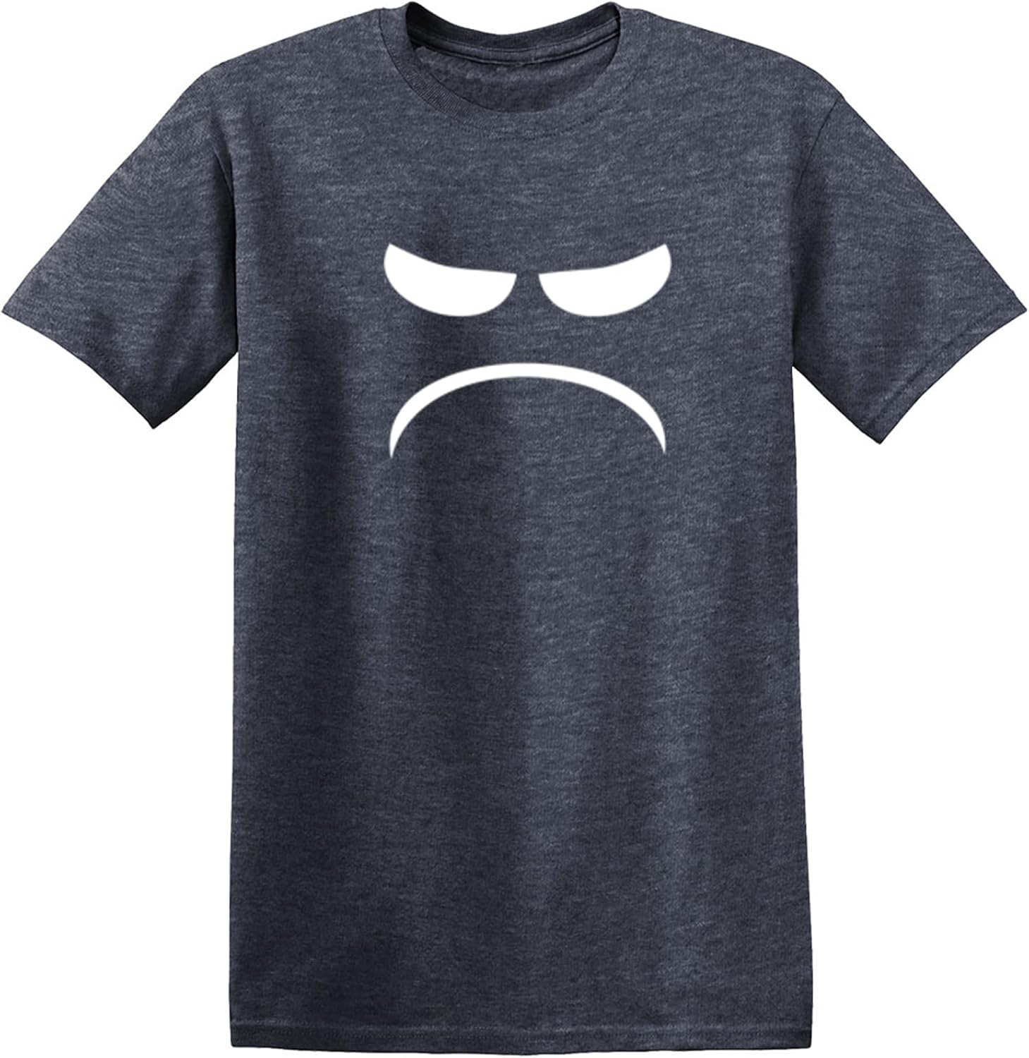 Mad Smile Face Graphic Sarcastic Emoticon Funny T Shirt - Image 16