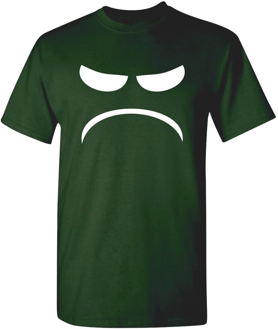 Mad Smile Face Graphic Sarcastic Emoticon Funny T Shirt - Image 14
