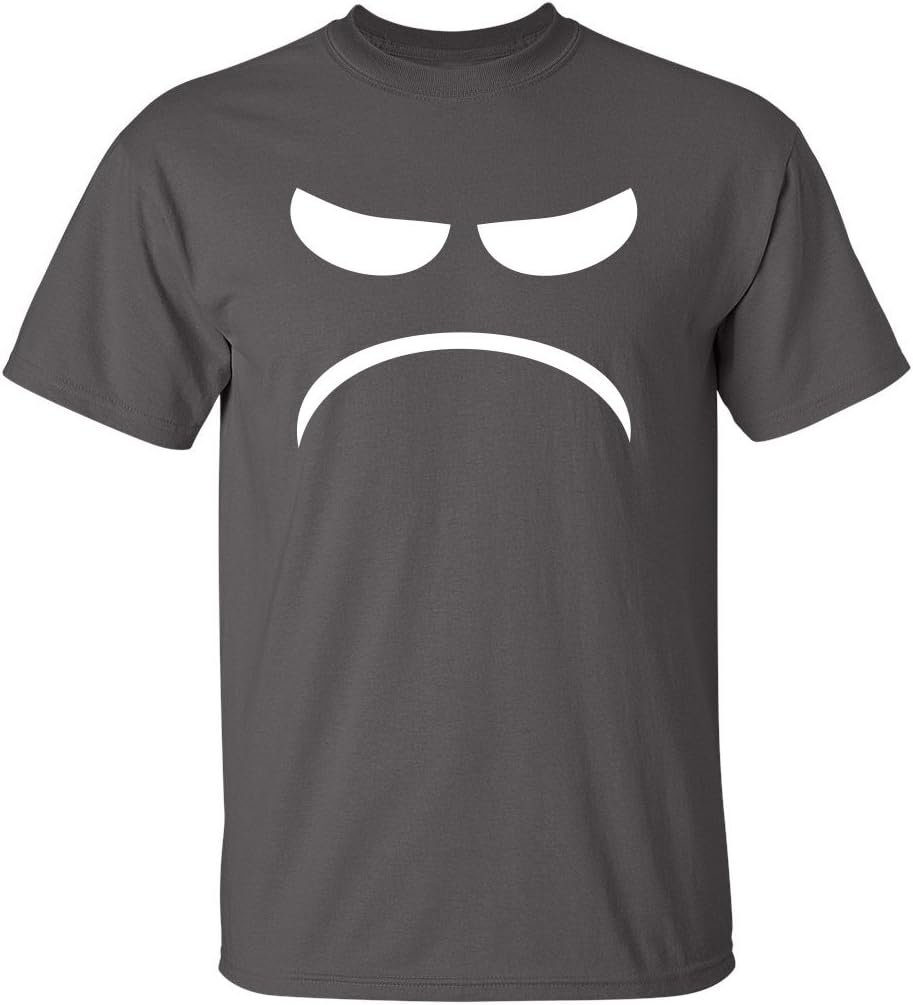 Mad Smile Face Graphic Sarcastic Emoticon Funny T Shirt - Image 8