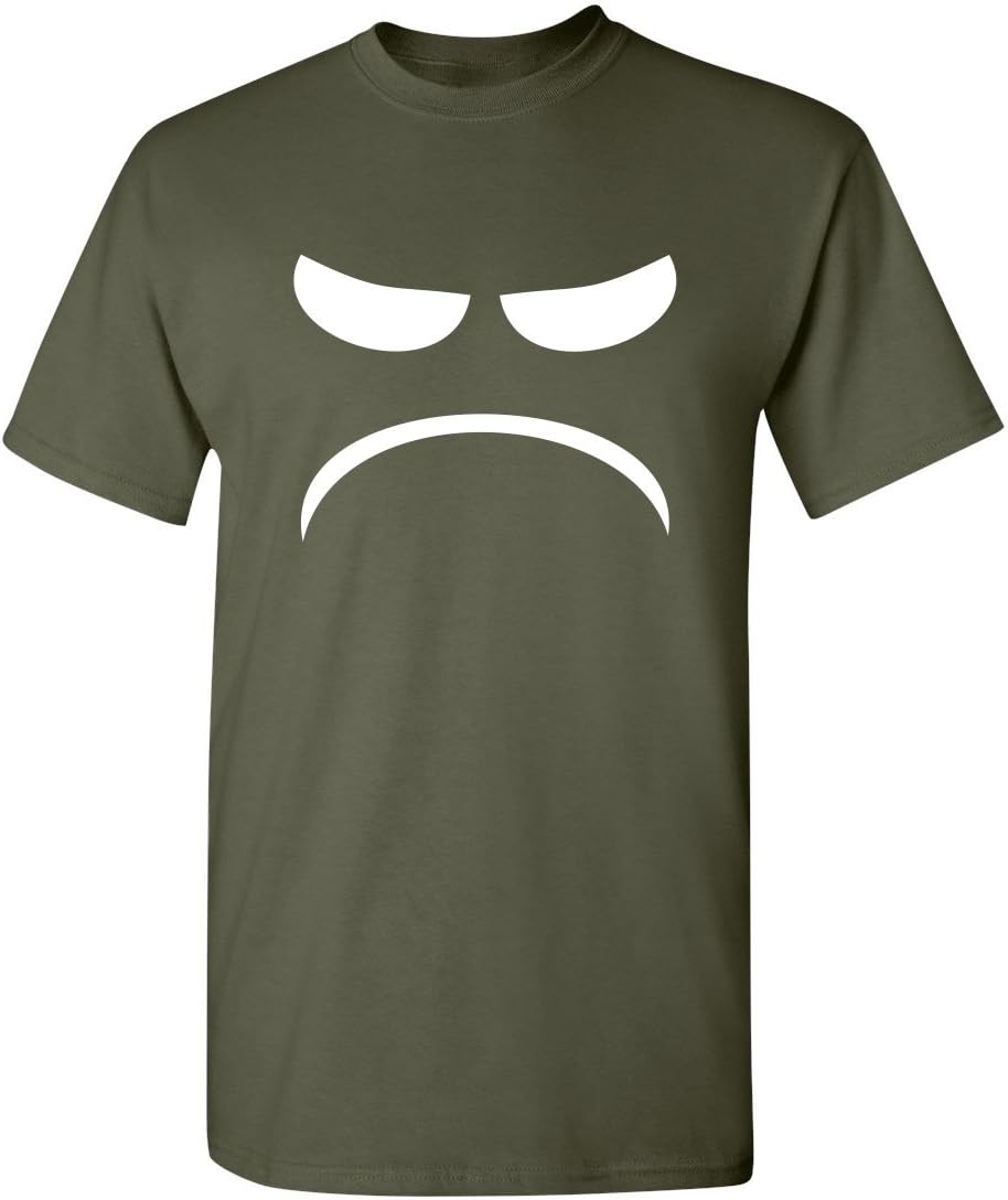 Mad Smile Face Graphic Sarcastic Emoticon Funny T Shirt - Image 15