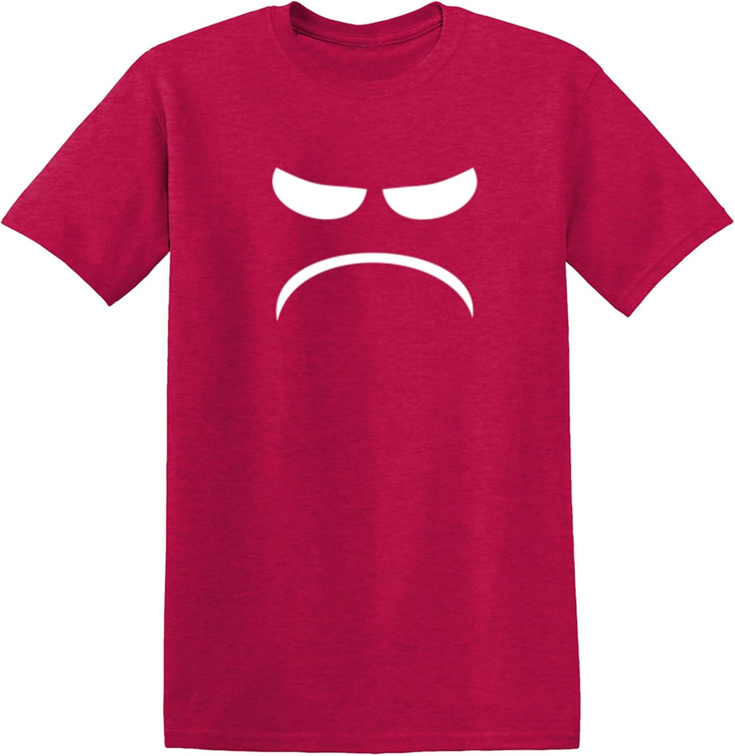 Mad Smile Face Graphic Sarcastic Emoticon Funny T Shirt - Image 6