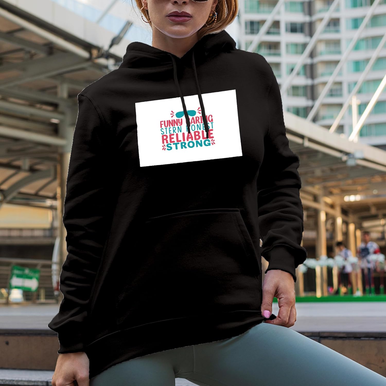 Make Your Mark Design Novelty Hoodie Cool Dad Character - Image 2