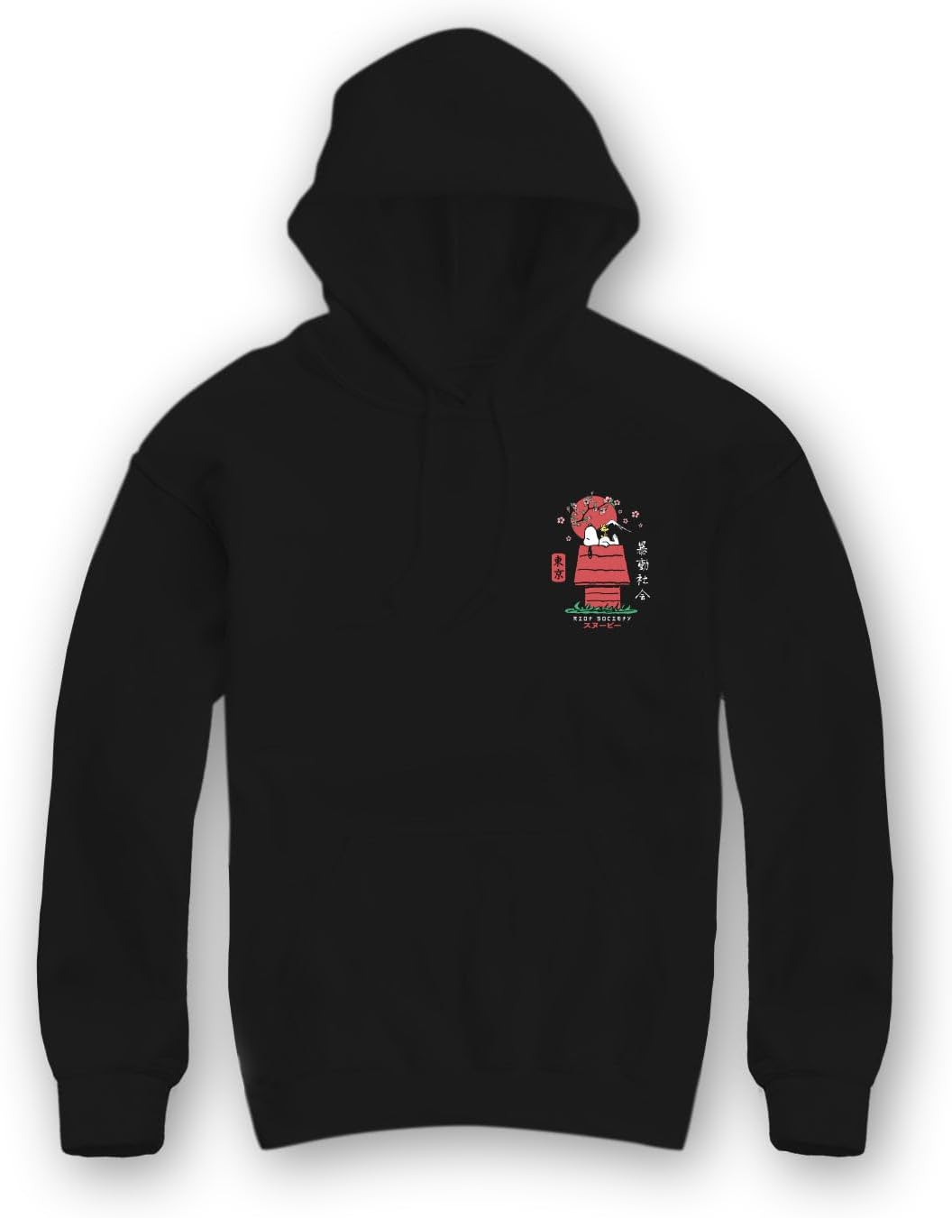 Riot Society Womens Graphic and Embroidered Hoodie Hooded Sweatshirt - Image 4