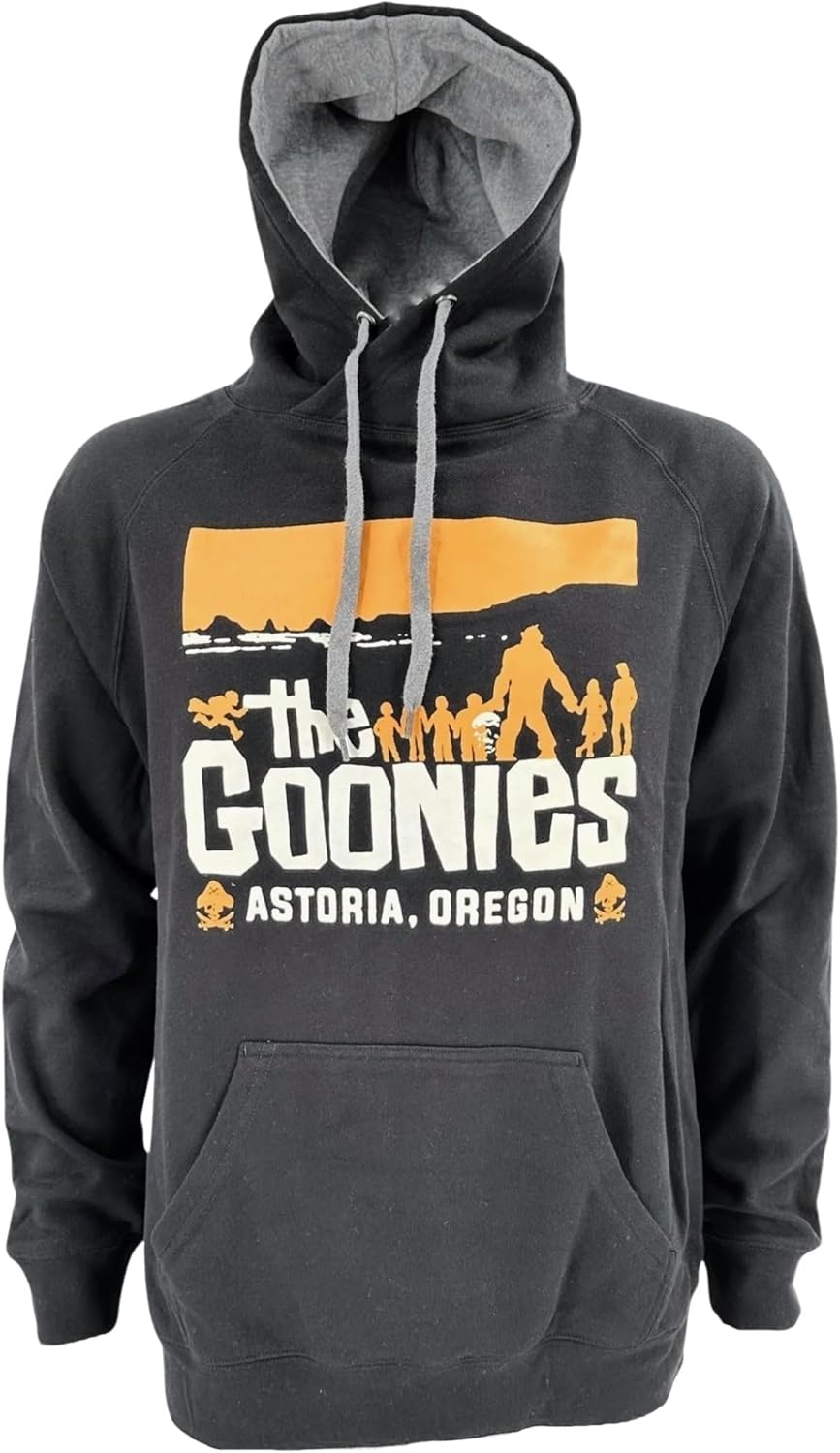 Ripple Junction The Goonies Men's Pullover Hooded Sweatshirt Astoria Oregon Graphic Funnel Neck Hoodie Officially Licensed - Image 3