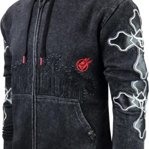 SCREENSHOT-FLEECE HOODIE 5202 Mens Urban Streetwear NYC Graffiti Oversize Fit Fleece Sweatshirt Hoodie