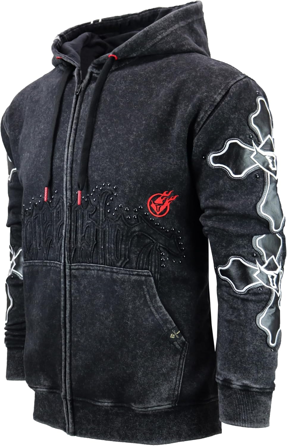 SCREENSHOT-FLEECE HOODIE 5202 Mens Urban Streetwear NYC Graffiti Oversize Fit Fleece Sweatshirt Hoodie